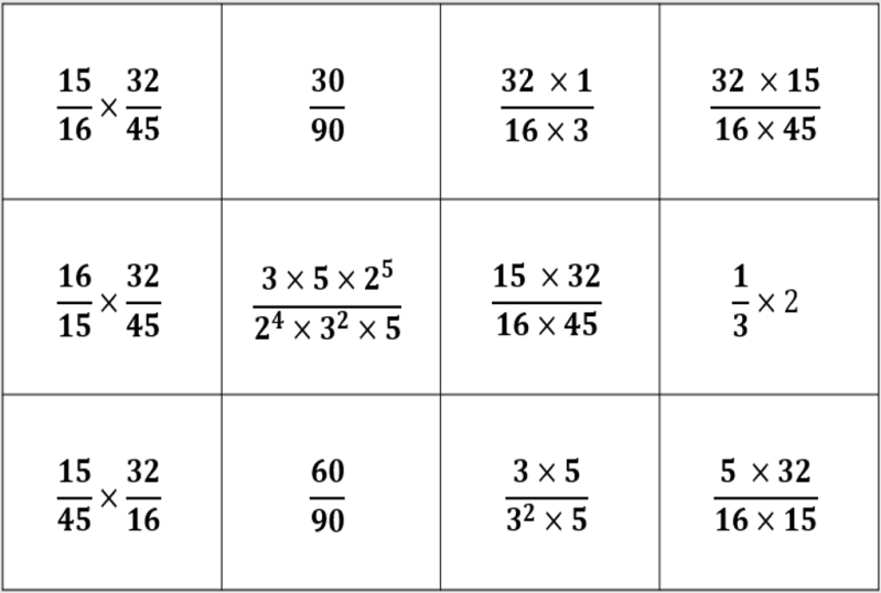 Multiplying Fractions 1